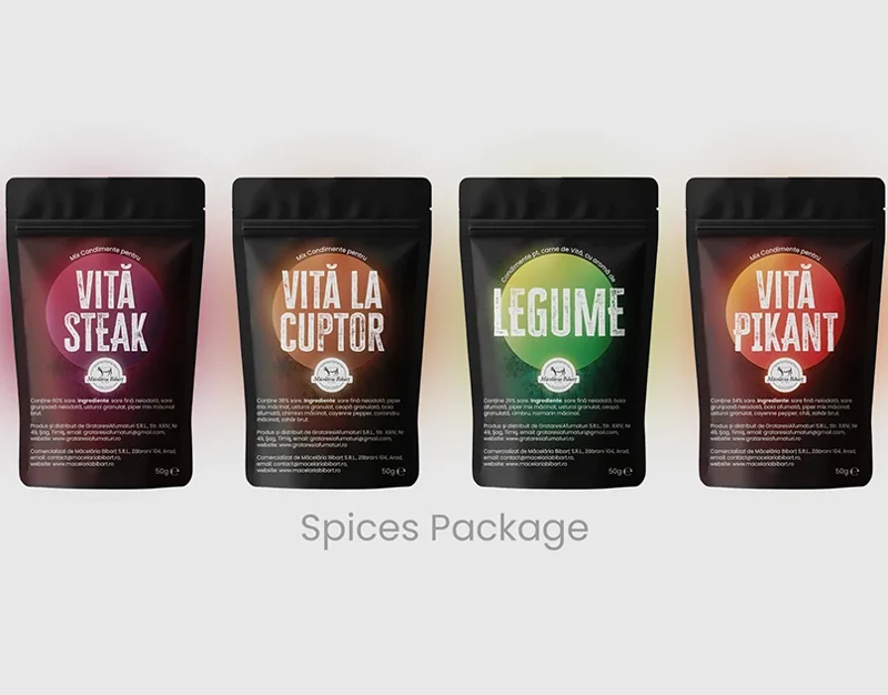 Spice packaging design